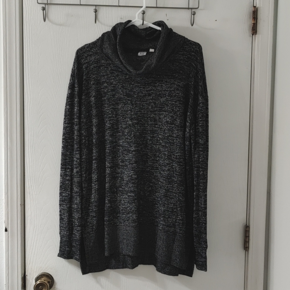 Black and grey sweater